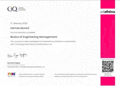 Basics of Engineering Management